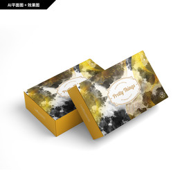 礼品包装 创新纹理 水墨纹理