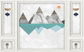 现代电视背景墙