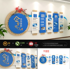 中国风企业文化墙