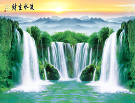 山水画水墨山水画 意境山水