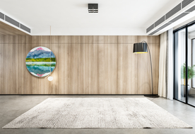 现代简约客厅沙发背景墙