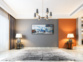 现代极简背景墙