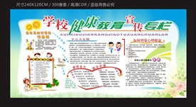 学校健康教育宣传栏