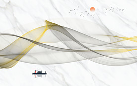 新中式电视背景墙