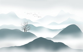 新中式水墨山水