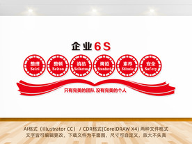 企业6S文化墙