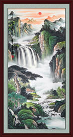 源远流长山水画