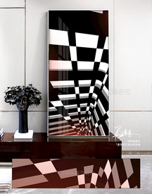 创意立体空间玄关装饰画