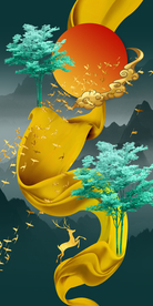 抽象玄关晶瓷画