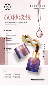 祛眼纹专业品牌海报