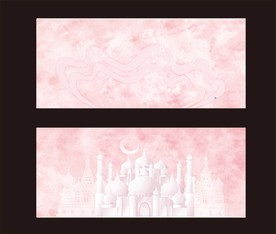 粉色婚礼  城堡