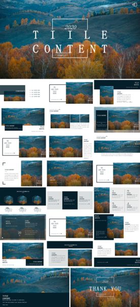 文艺时尚创意分析清新汇报PPT