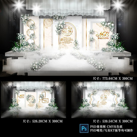 白金婚礼 婚礼效果图