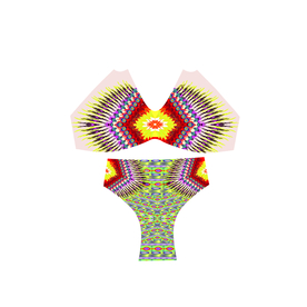 凤尾定位花型