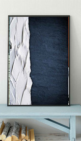 莫迪兰北欧抽象油漆笔刷装饰画