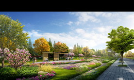 道路景观设计效果图