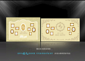 欧式婚礼  婚礼照片墙