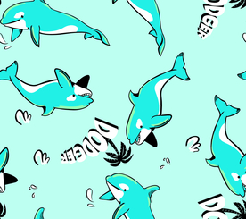 海豚蓝