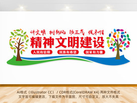 精神文明建设文化墙