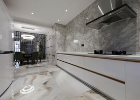 岩板瓷砖空间效果图