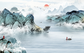国画背景墙