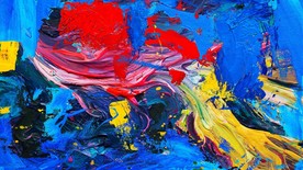 抽象油画