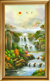 玄关山水画