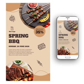 BBQ烧烤海报