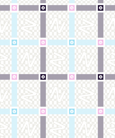 家居服童装字母格子