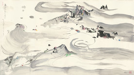 抽象山水画