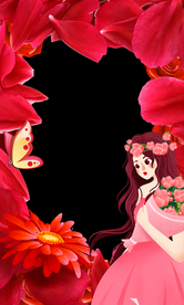 女神节拍照框