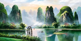 漓江风景画