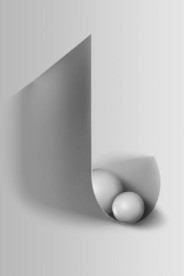 晶瓷现代抽象立体几何玄关装饰画
