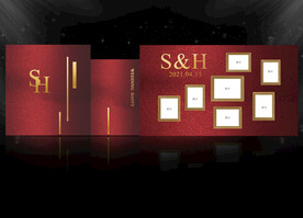 红金婚礼背景  欧式婚礼