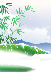 山水云雾背景