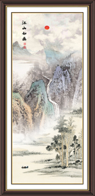 玄关山水画