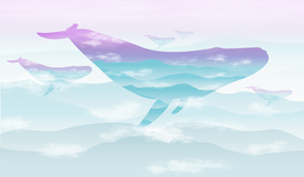 抽象鲸鱼