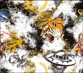 大牌男装印花 分层 无缝