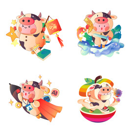 牛年卡通