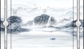 新中式水墨山水