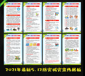 2021防灾减灾活动周挂图