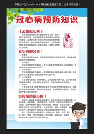冠心病预防知识