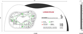 消防疏散图