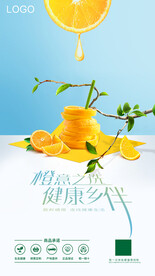 橙子海报