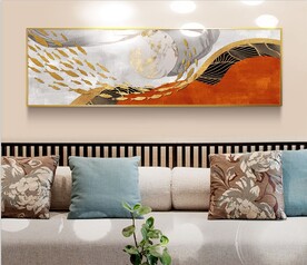 现代简约轻奢年年有余装饰画