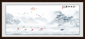 新中式山水画