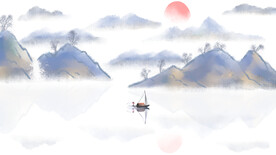 山水画 晶瓷画 新中式