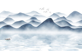 新中式水墨山水