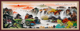 山水油画
