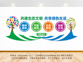 绿色环保文化墙